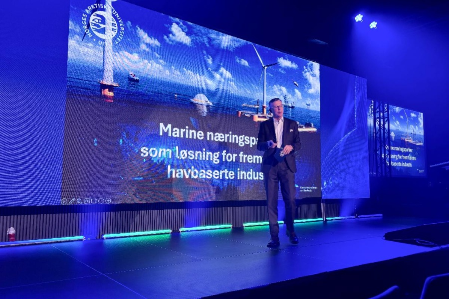 Dag Rune Olsen presenterer om marine næringsparker