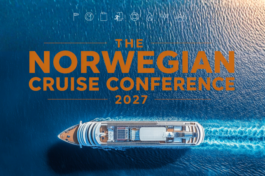 Flyfoto av en cruisebåt