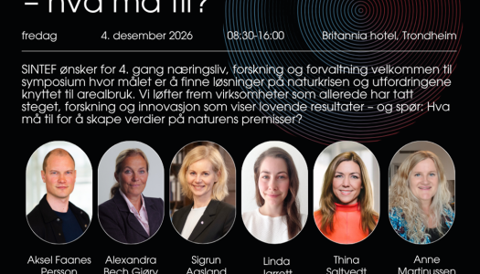 Seks portrettibilder av programdeltakerne 
